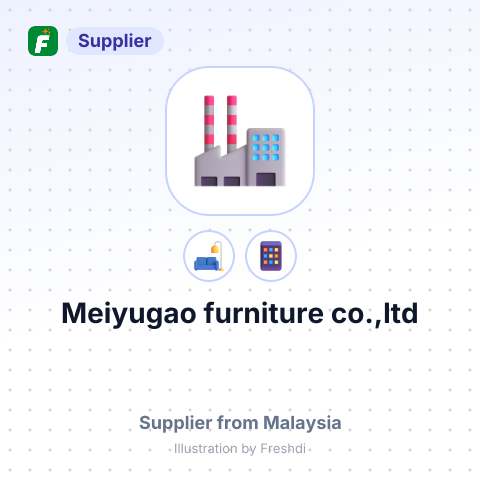 Meiyugao furniture co.,ltd – summary card, no photo uploaded yet