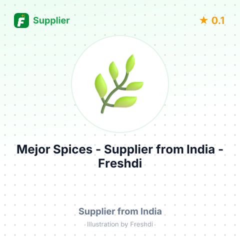 Mejor Spices  – summary card, no photo uploaded yet