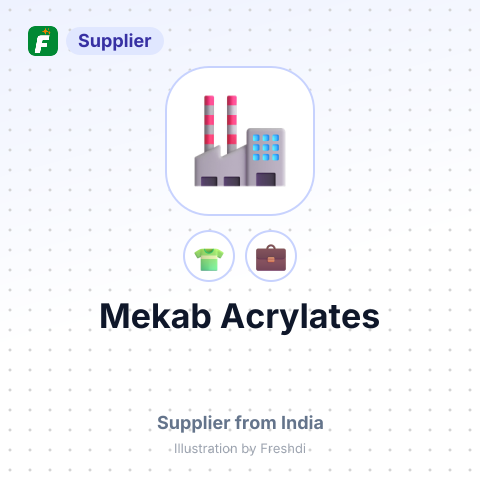 Mekab Acrylates – summary card, no photo uploaded yet