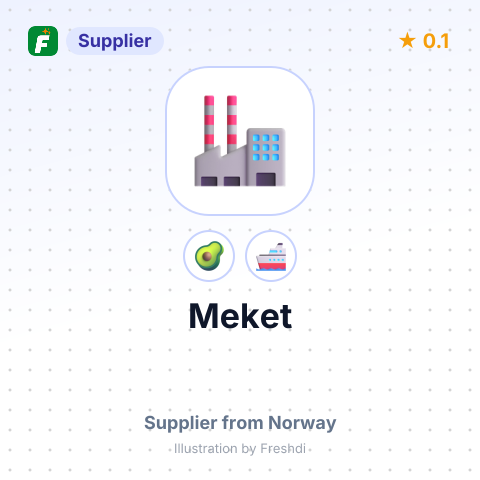 Meket  – summary card, no photo uploaded yet
