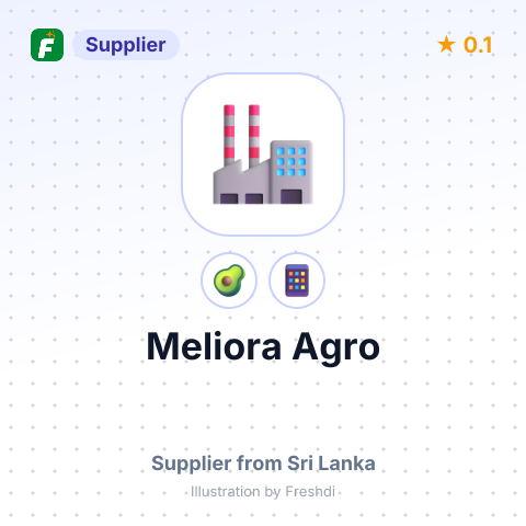 Meliora Agro  – summary card, no photo uploaded yet