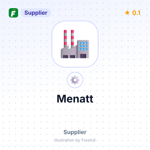 Menatt – summary card, no photo uploaded yet