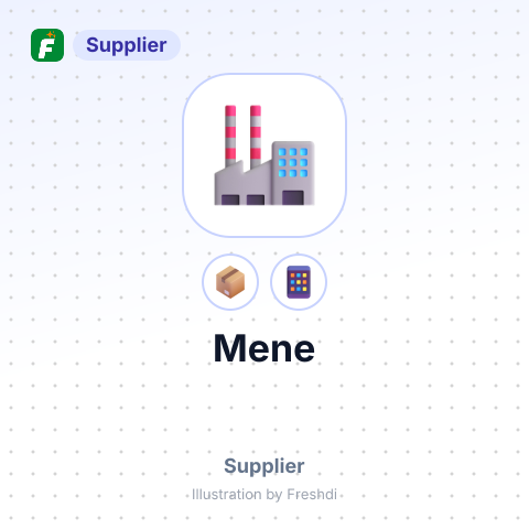 Mene – summary card, no photo uploaded yet
