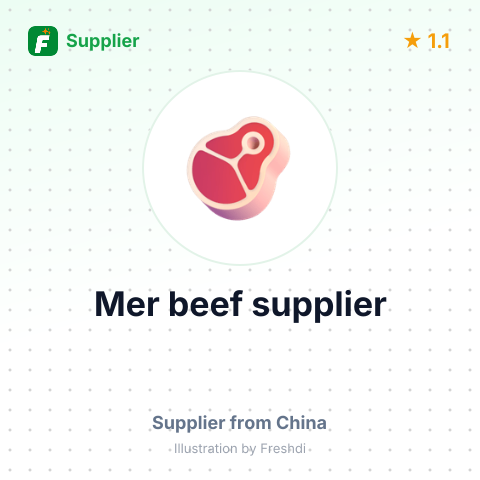 Mer beef supplier  – summary card, no photo uploaded yet