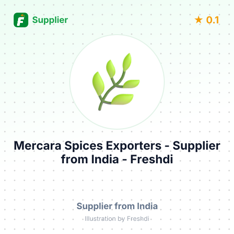 Mercara Spices Exporters  – summary card, no photo uploaded yet