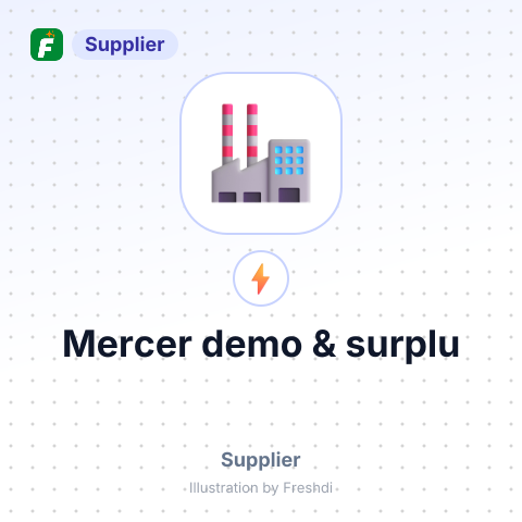 Mercer demo & surplu – summary card, no photo uploaded yet