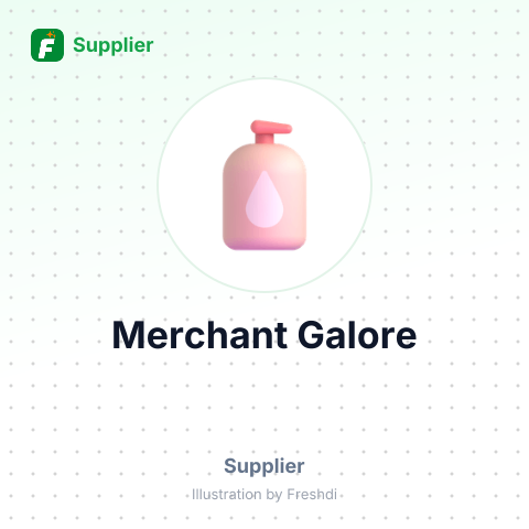 Merchant Galore – summary card, no photo uploaded yet