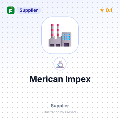 Merican Impex – summary card, no photo uploaded yet