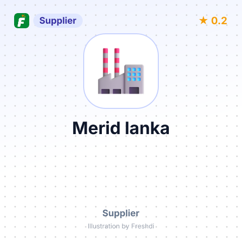 Merid lanka – summary card, no photo uploaded yet