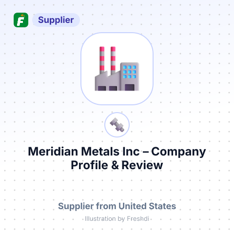 Meridian Metals, Inc – summary card, no photo uploaded yet