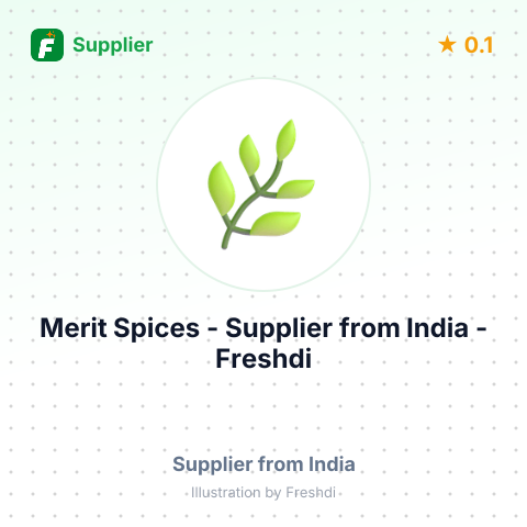Merit Spices  – summary card, no photo uploaded yet