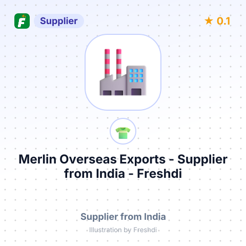 Merlin Overseas Exports  – summary card, no photo uploaded yet