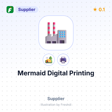 Mermaid Digital Printing – summary card, no photo uploaded yet