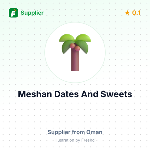 Meshan Dates And Sweets  – summary card, no photo uploaded yet
