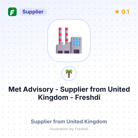 Met Advisory  – summary card, no photo uploaded yet