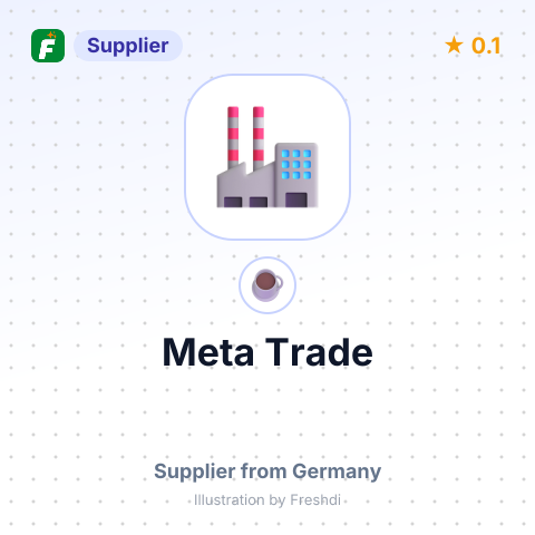 Meta Trade  – summary card, no photo uploaded yet