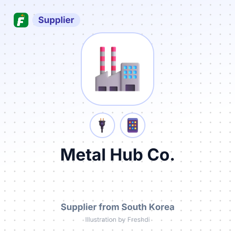 Metal Hub Co. – summary card, no photo uploaded yet