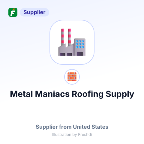 Metal Maniacs Roofing Supply – summary card, no photo uploaded yet