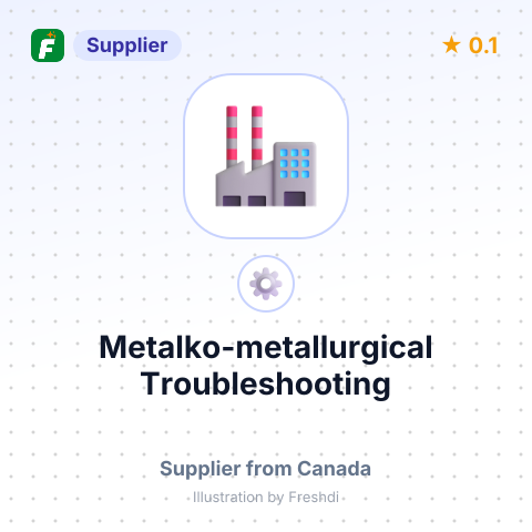 Metalko-metallurgical Troubleshooting – summary card, no photo uploaded yet