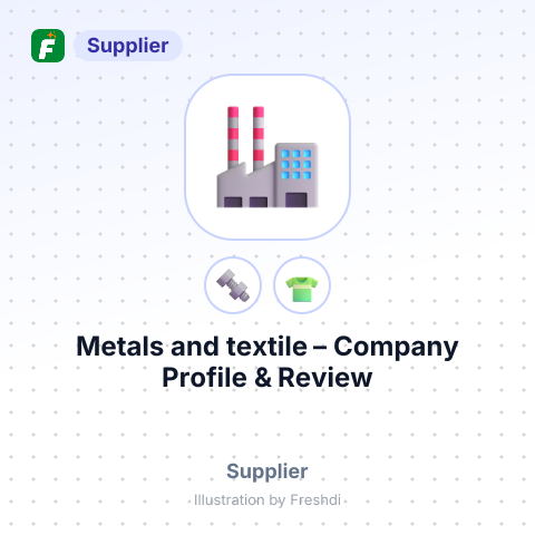 Metals and textile – summary card, no photo uploaded yet