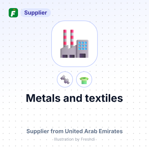 Metals and textiles – summary card, no photo uploaded yet