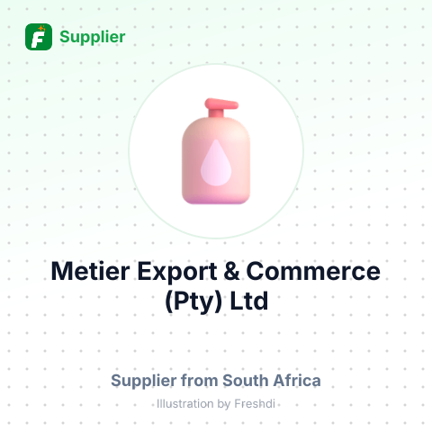 Metier Export & Commerce (Pty) Ltd – summary card, no photo uploaded yet