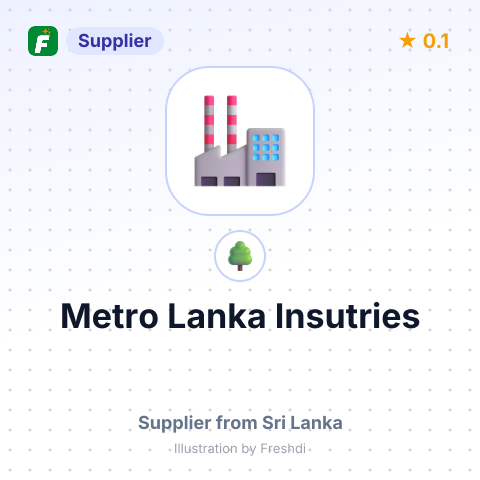 Metro Lanka Insutries  – summary card, no photo uploaded yet