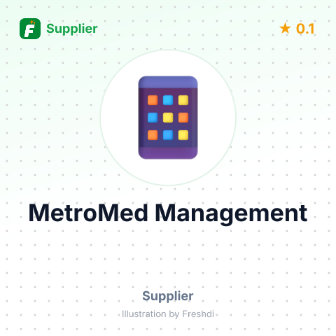 MetroMed Management – summary card, no photo uploaded yet