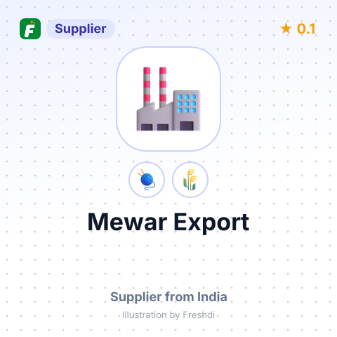 Mewar Export  – summary card, no photo uploaded yet