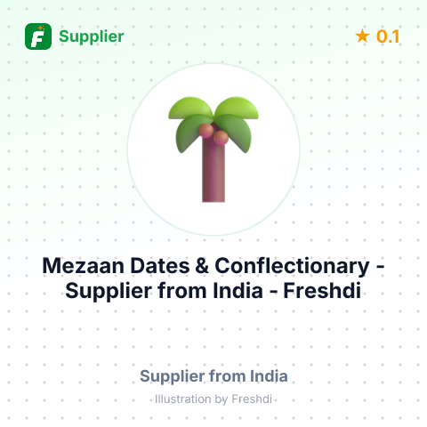 Mezaan Dates & Conflectionary  – summary card, no photo uploaded yet