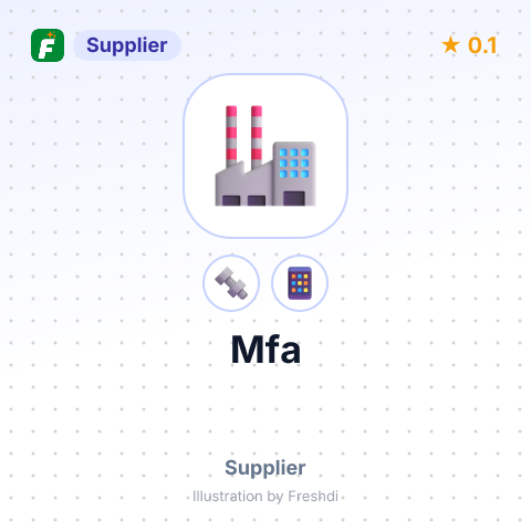 Mfa – summary card, no photo uploaded yet