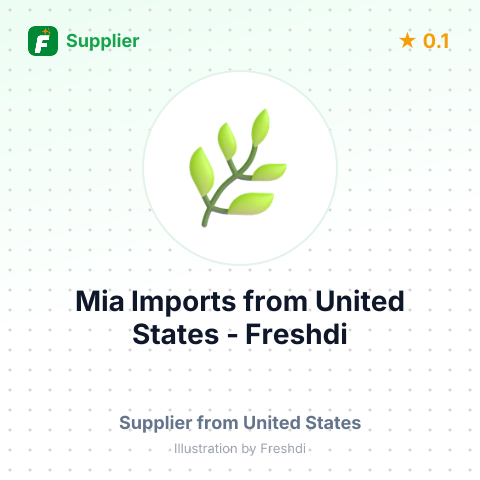 Mia Imports  – summary card, no photo uploaded yet
