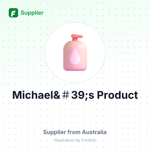 Michael&＃39;s Product – summary card, no photo uploaded yet