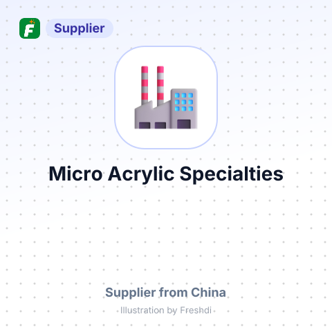 Micro Acrylic Specialties – summary card, no photo uploaded yet