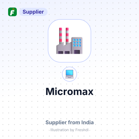 Micromax – summary card, no photo uploaded yet