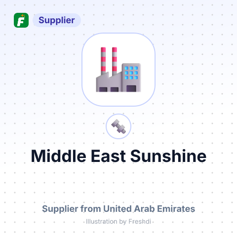 Middle East Sunshine – summary card, no photo uploaded yet