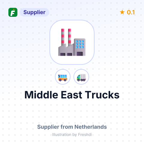 Middle East Trucks – summary card, no photo uploaded yet