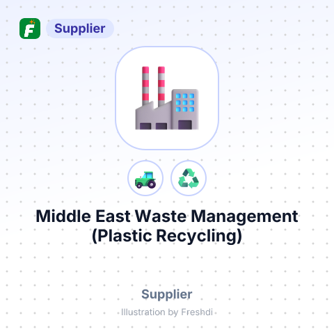 Middle East Waste Management (Plastic Recycling) – summary card, no photo uploaded yet