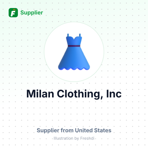 Milan Clothing, Inc – summary card, no photo uploaded yet