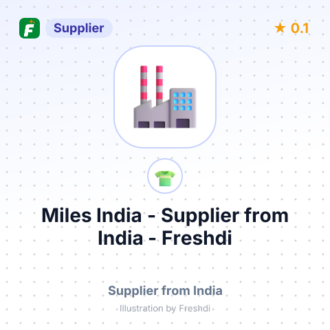 Miles India  – summary card, no photo uploaded yet