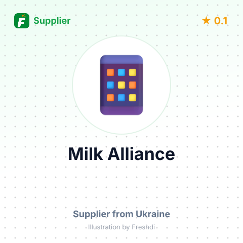 Milk Alliance – summary card, no photo uploaded yet