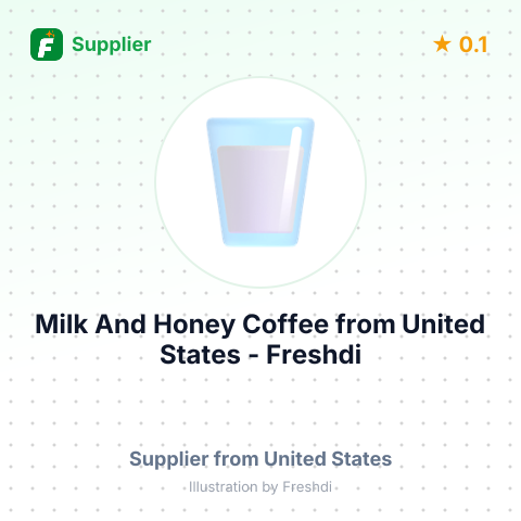 Milk And Honey Coffee  – summary card, no photo uploaded yet