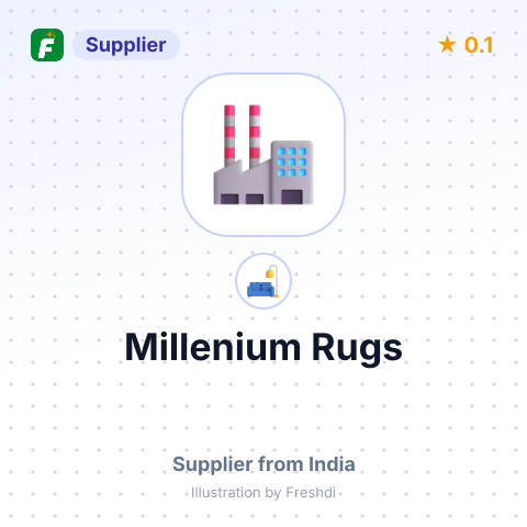 Millenium Rugs – summary card, no photo uploaded yet