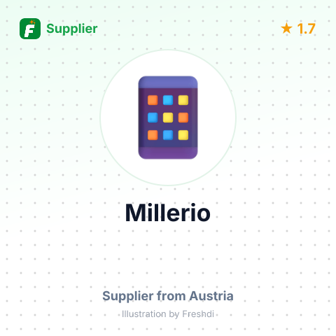 Millerio – summary card, no photo uploaded yet