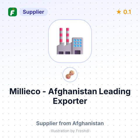 Millieco - Afghanistan Leading Exporter  – summary card, no photo uploaded yet