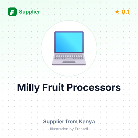 Milly Fruit Processors  – summary card, no photo uploaded yet