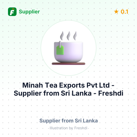 Minah Tea Exports Pvt Ltd  – summary card, no photo uploaded yet