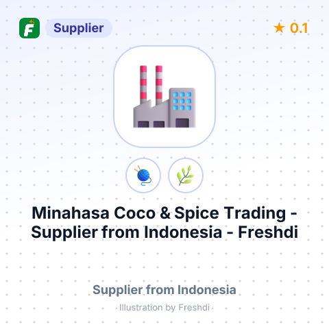 Minahasa Coco & Spice Trading  – summary card, no photo uploaded yet