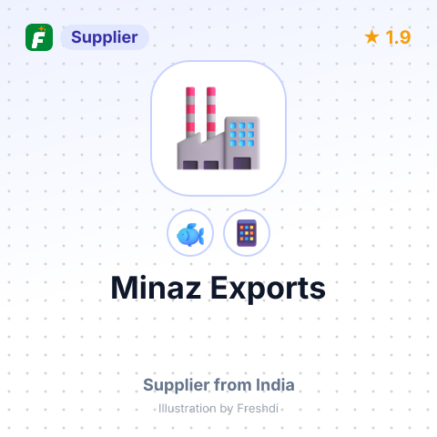 Minaz Exports  – summary card, no photo uploaded yet