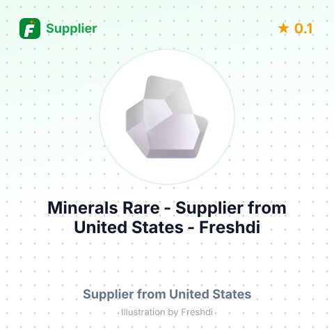 Minerals Rare  – summary card, no photo uploaded yet